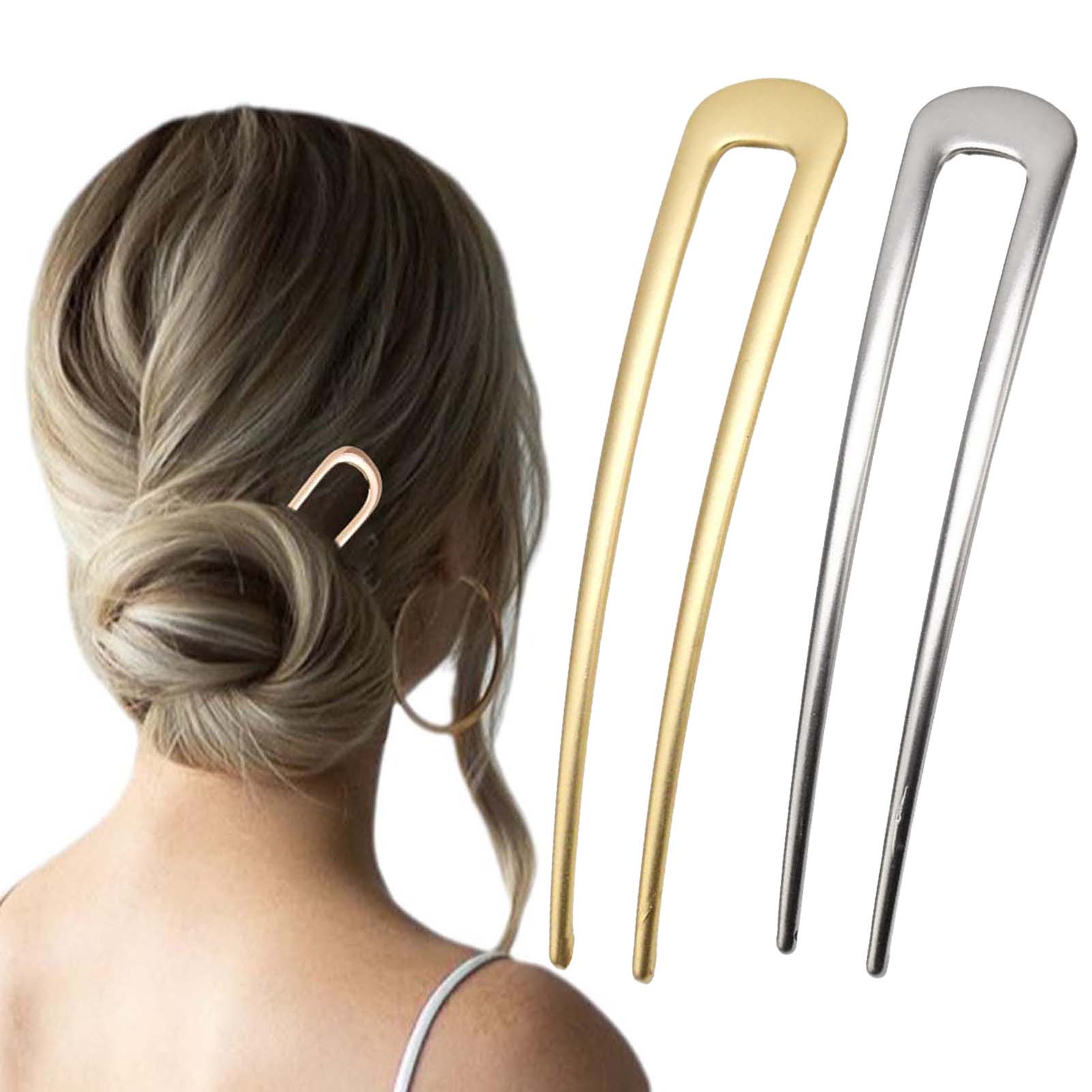 Women Accessories On Sale - Французские U-образные винтажные металлические шпильки для