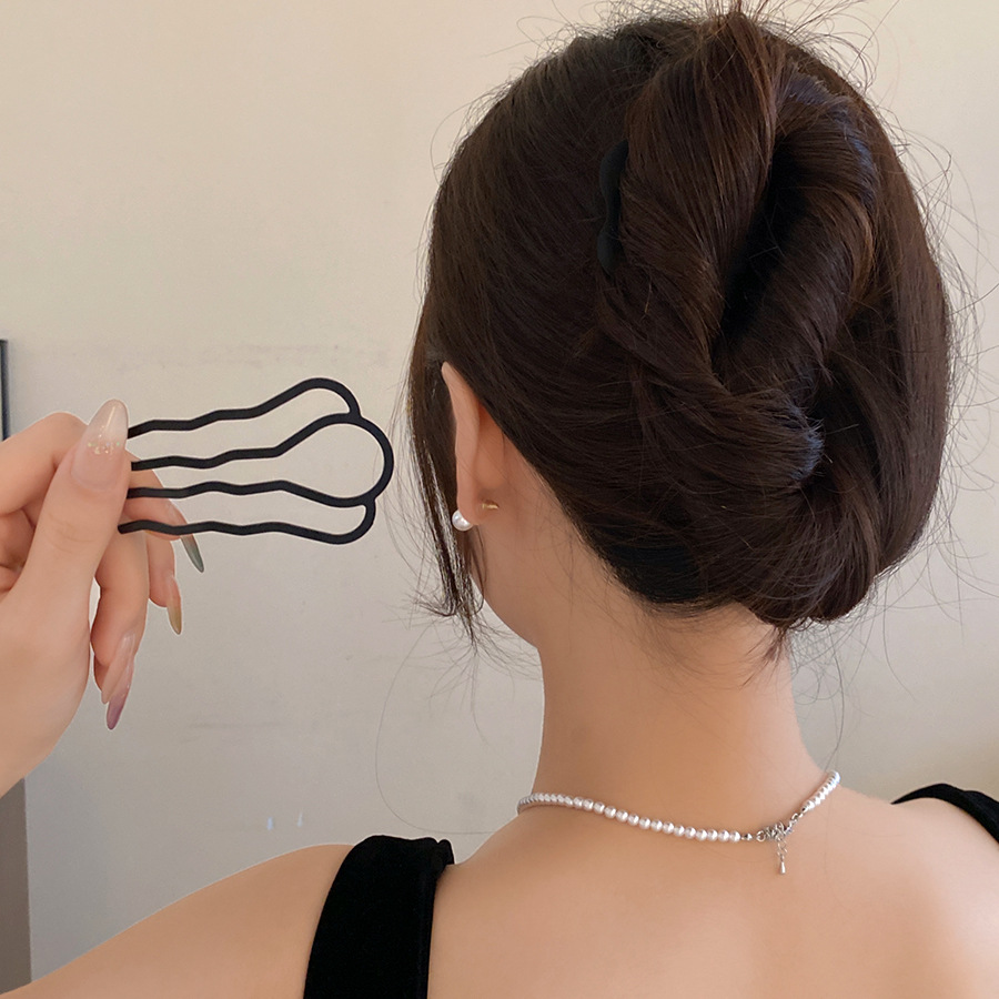 Women Accessories On Sale - Металлическая U-образная вилка для волос, расчески,