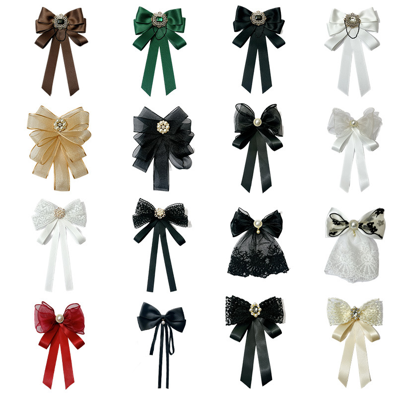 Women Accessories Bouquet - Корейский тканевый галстук-бабочка, броши для женщин,