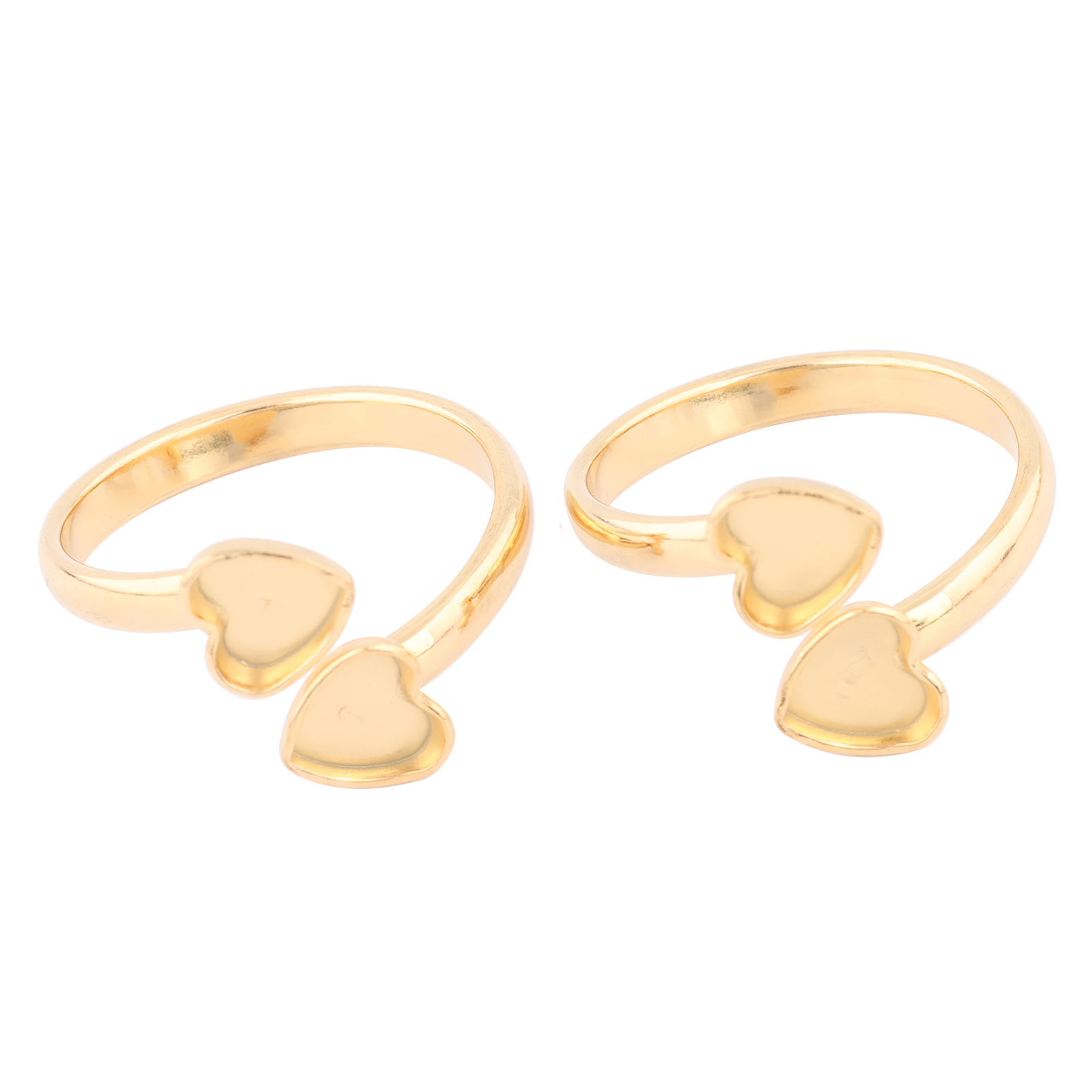 Ring Set Adjustable - 10 шт., позолоченные из нержавеющей стали,