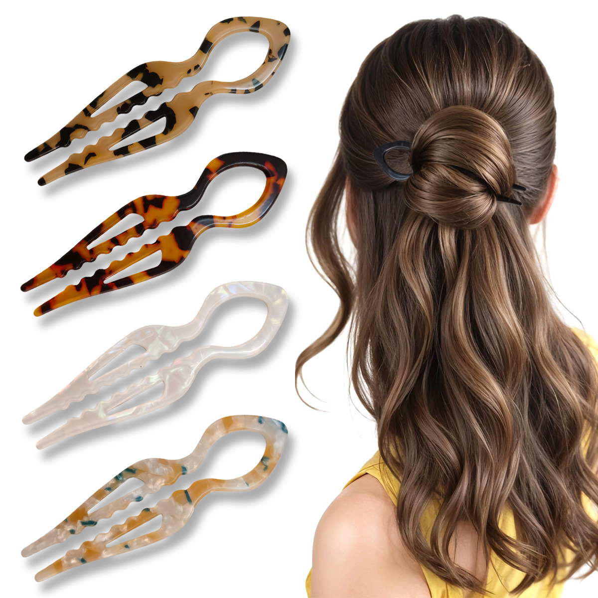 U-образные палочки для волос,  – обзор и цена Women Accessories On Sale