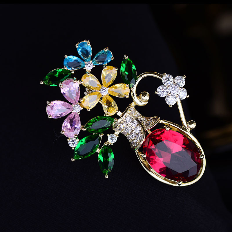 Элегантная зимняя брошь-заколк – обзор и цена Women Accessories Bouquet