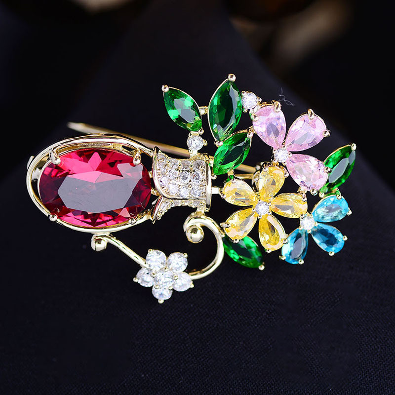 Элегантная зимняя брошь-заколк – обзор и цена Women Accessories Bouquet