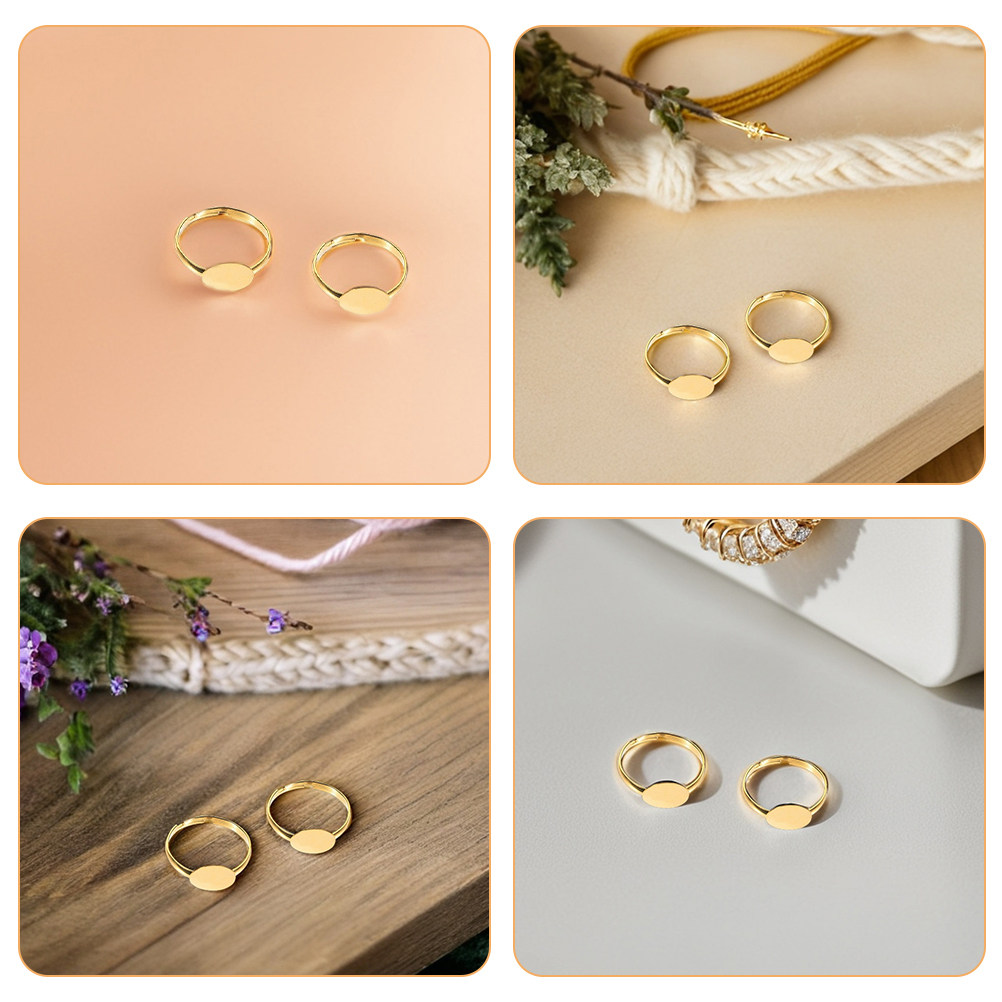 50 шт. 10 мм плоские заготовки – обзор и цена Ring Set Adjustable