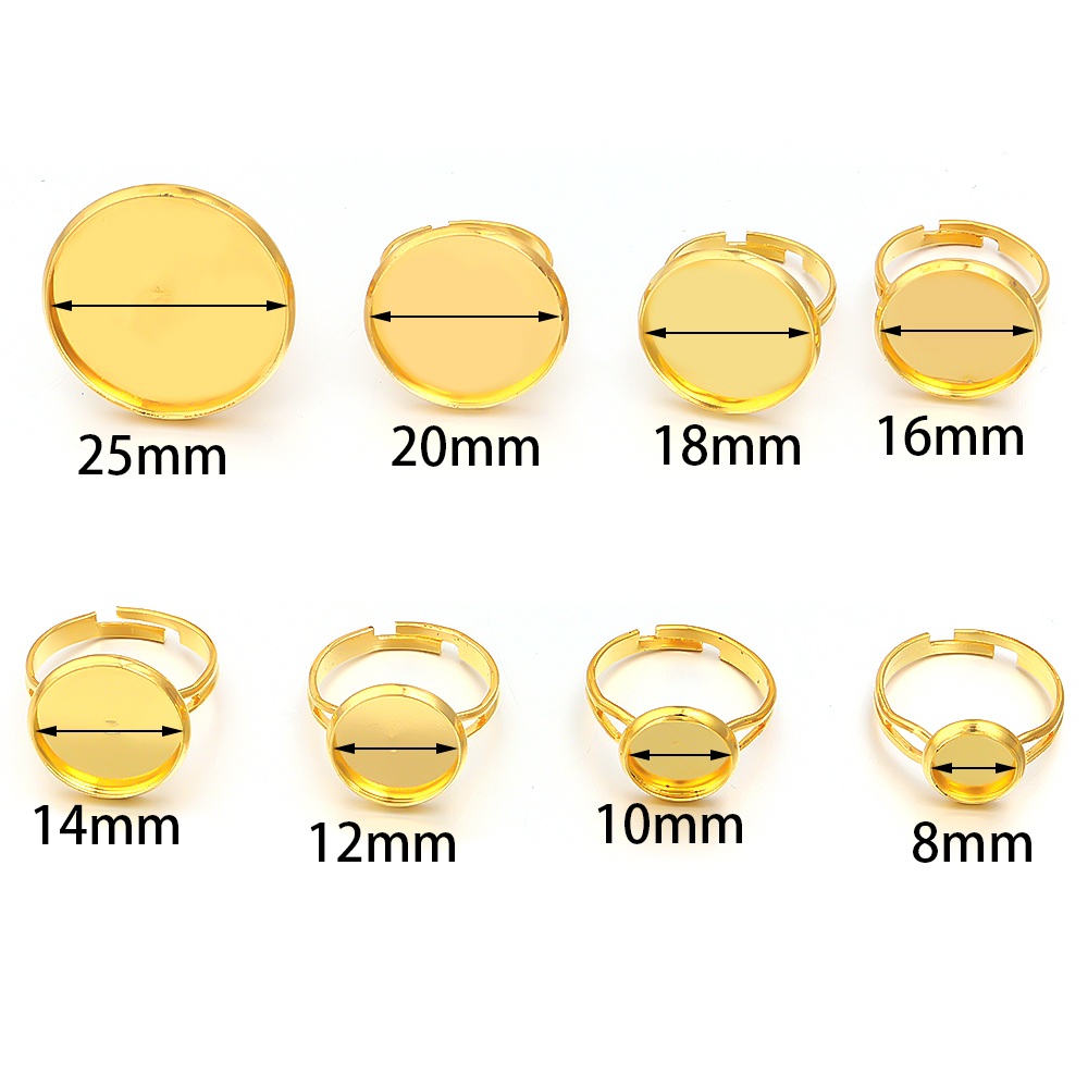 10 шт./лот, регулируемые загот – обзор и цена Ring Set Adjustable