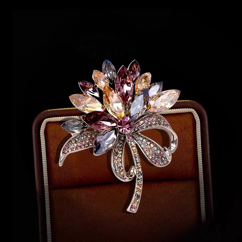 Элегантные разноцветные броши  – обзор и цена Women Accessories Bouquet