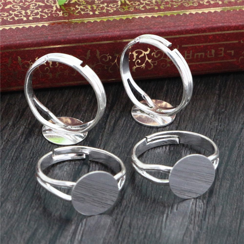 6/8/10/12 мм 10 шт. посеребрен – обзор и цена Ring Set Adjustable