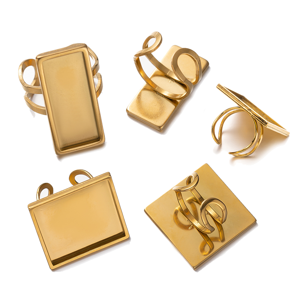 4 шт., квадратное овальное пус – обзор и цена Ring Set Adjustable